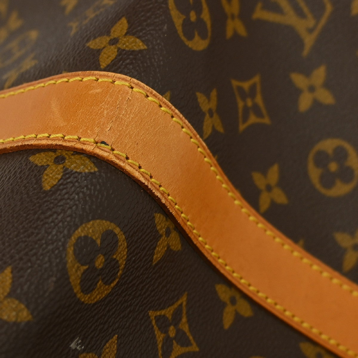 Louis Vuitton Keepall Monogram Brown Canvas Travel Bag Bag (Pre-Owned)