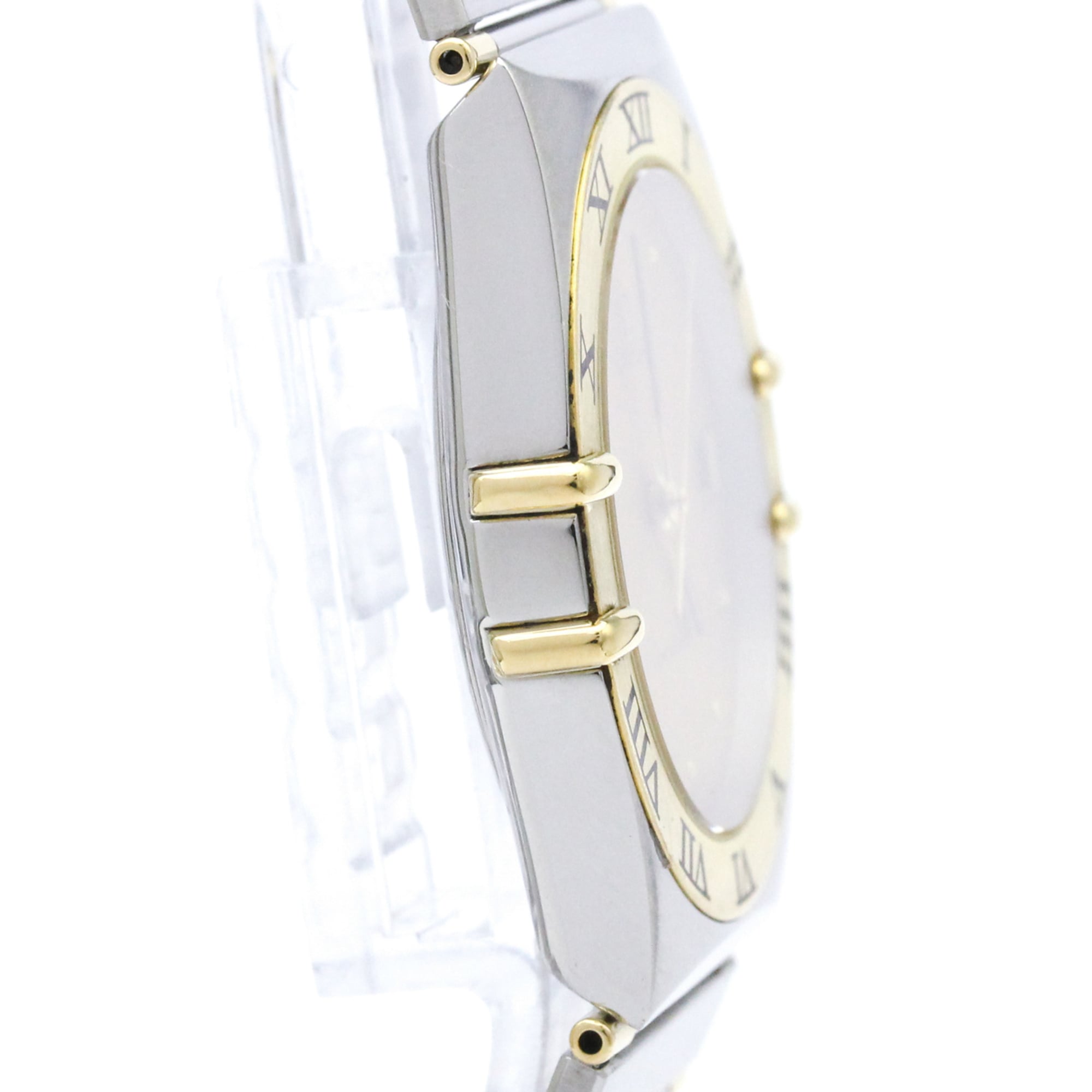 Omega Constellation Quartz Stainless Steel And Yellow Gold Watch (Pre-Owned)