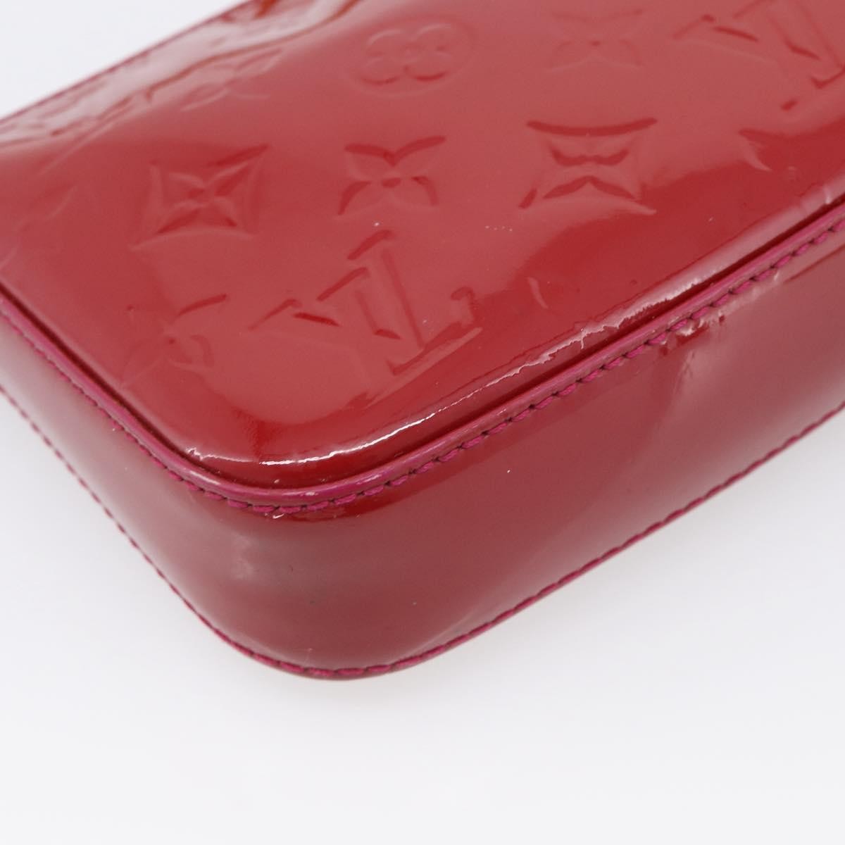 Louis Vuitton Pochette Accessoires Nm Monogram Vernis Pink Patent_Leather Clutche & Pouche Bag (Pre-Owned)