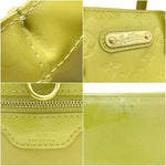 Louis Vuitton Wilshire Green Patent Leather Handbag (Pre-Owned)