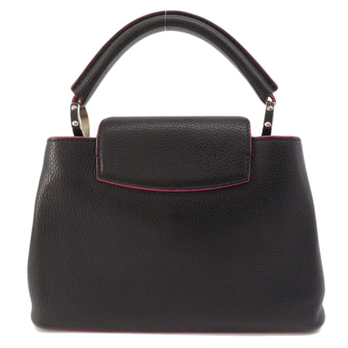 Louis Vuitton Capucines Navy Leather Handbag (Pre-Owned)