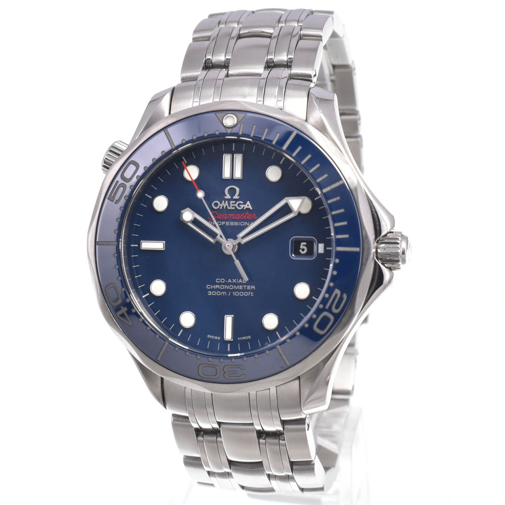 Omega Seamaster Diver 300M Co-Axial Master Chronometer Automatic Stainless Steel And Yellow Gold Watch (Pre-Owned)