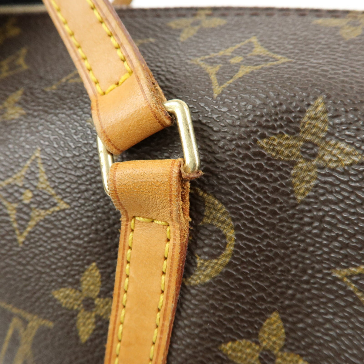 Louis Vuitton Papillon Monogram Canvas Brown Canvas Handbag (Pre-Owned)