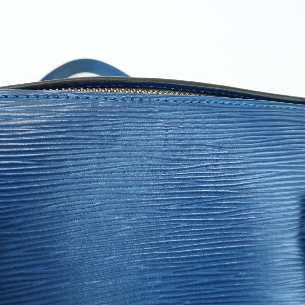 Louis Vuitton Soufflot Epi Leather Blue Leather Tote Bag Bag (Pre-Owned)