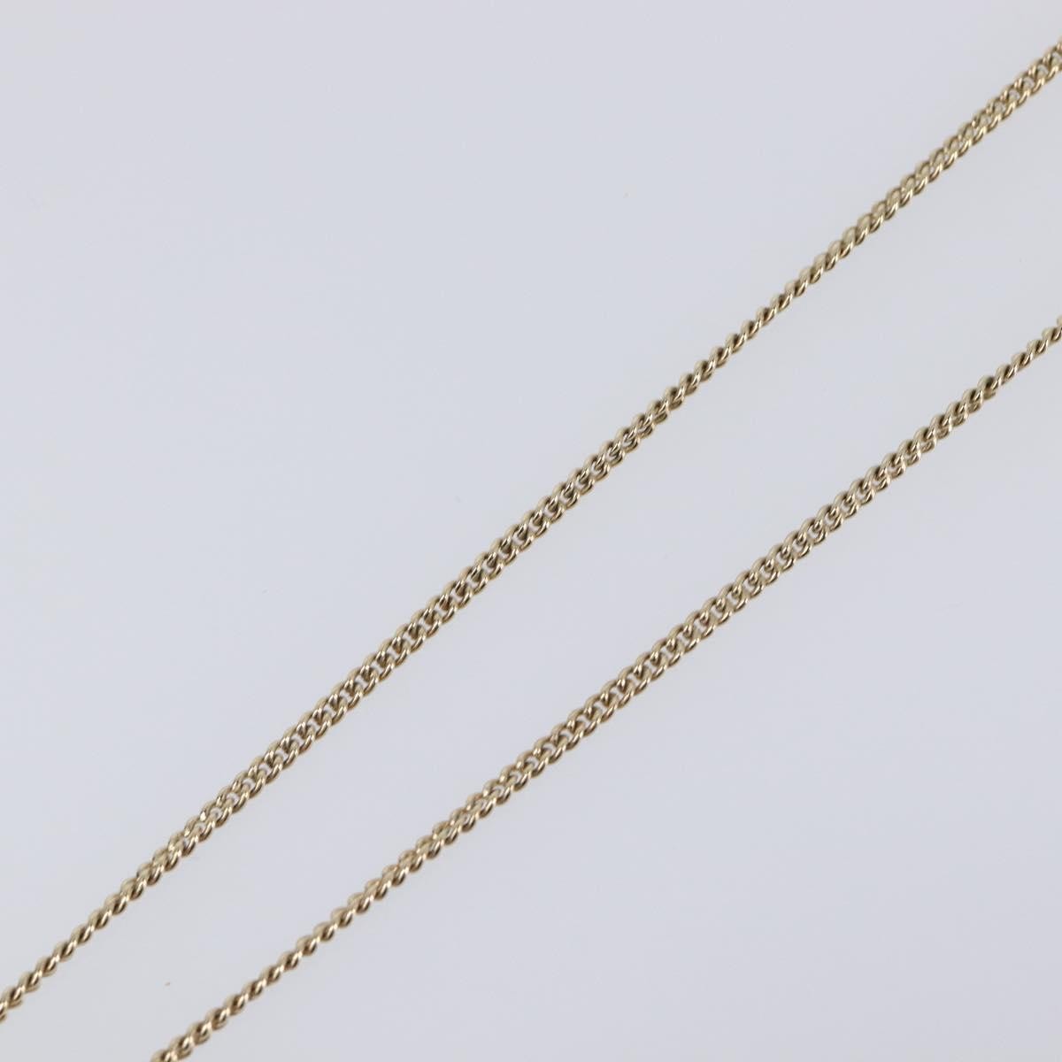 Chanel Square Cc Pendant Metal Gold Metal Necklace Jewelry (Pre-Owned)