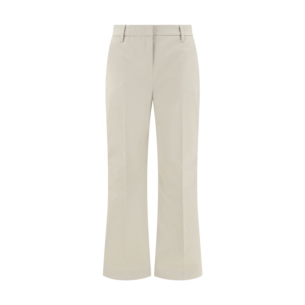 True Royal Sandy Beige Cotton Women's Pants