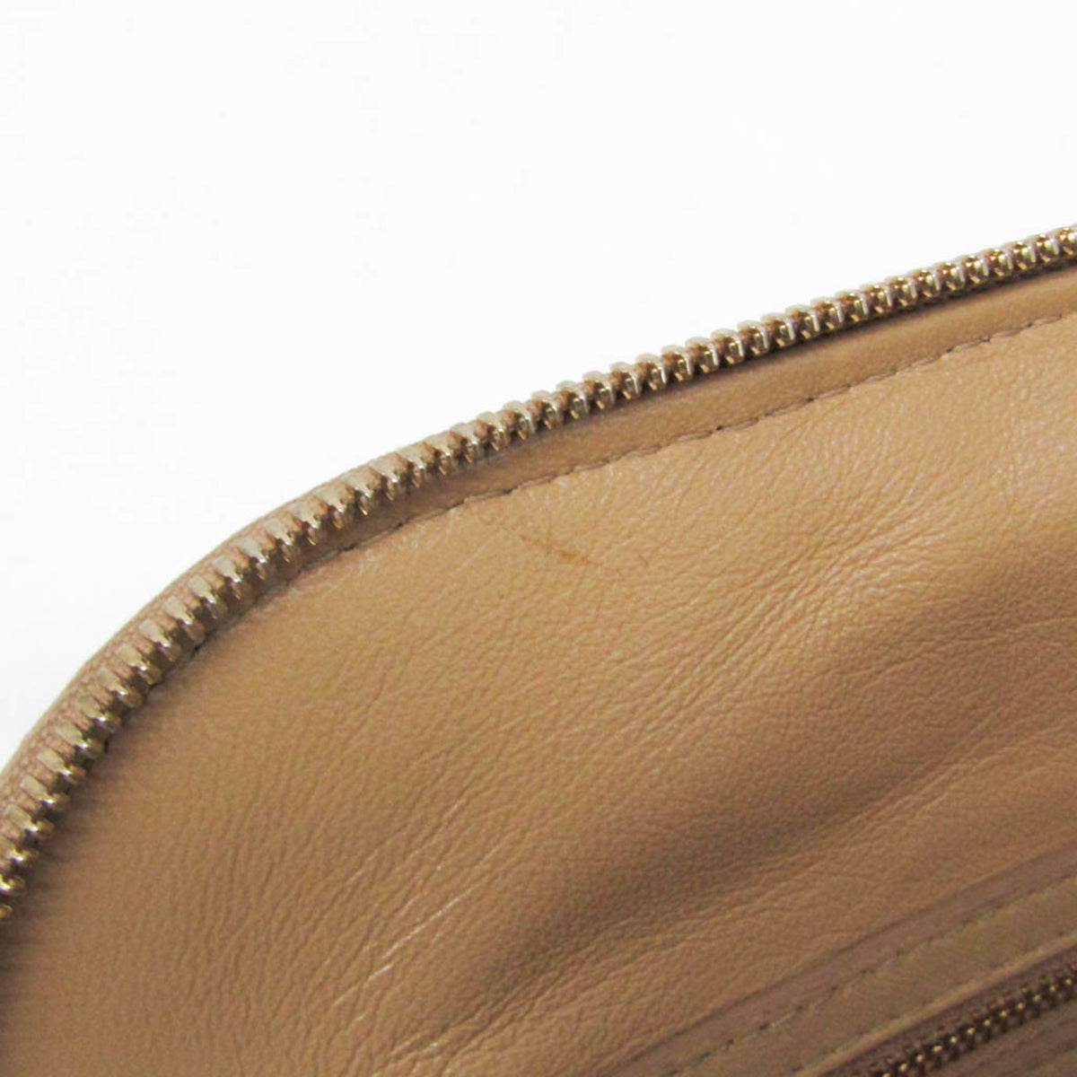 Christian Dior Lady Cannage Matelassé Beige Leather Handbag (Pre-Owned)