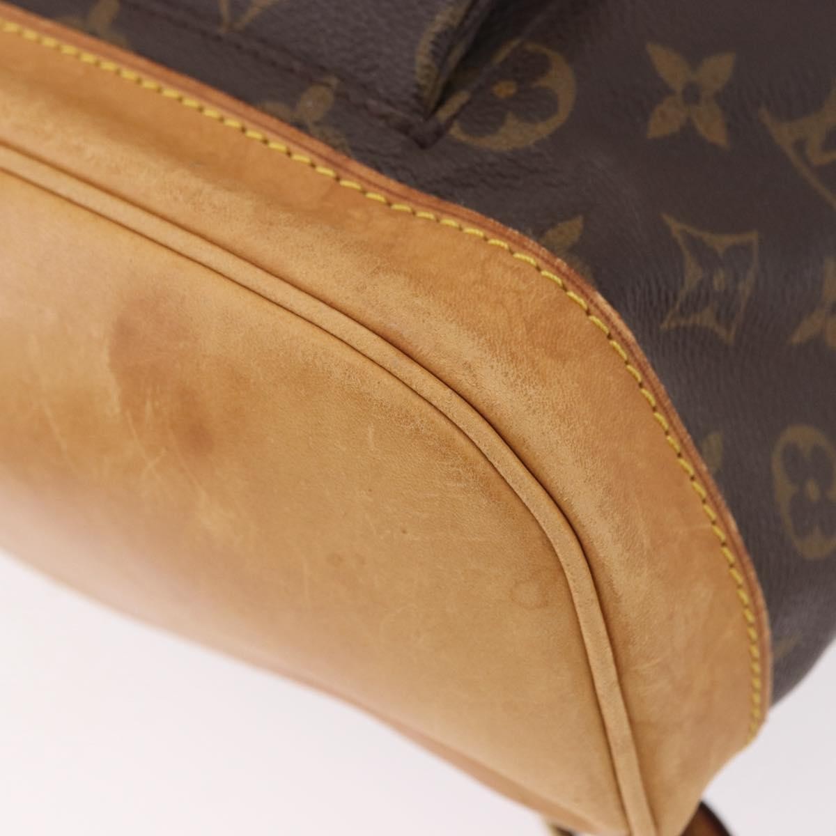 Louis Vuitton Montsouris Monogram Brown Canvas Backpack Bag (Pre-Owned)