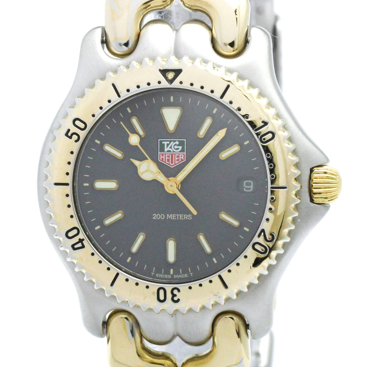 Tag Heuer Sel Professional 200M Quartz Stainless Steel And Gold Plated Watch (Pre-Owned)
