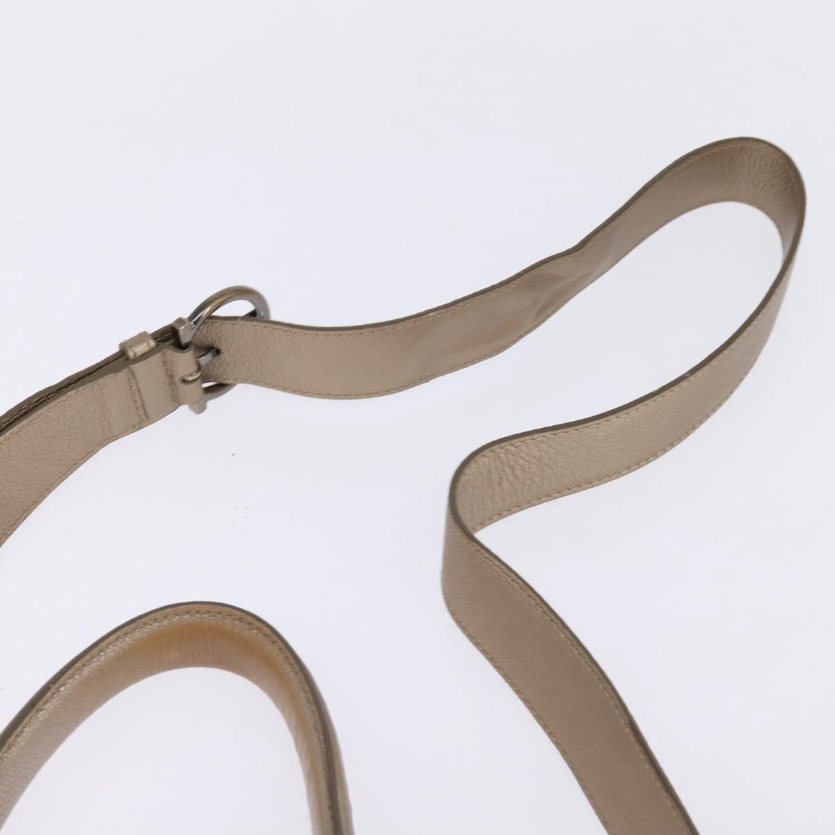 Salvatore Ferragamo Sofia Satchel Leather Beige Leather Bag (Pre-Owned)