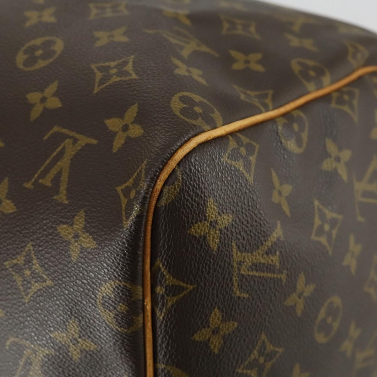 Louis Vuitton Keepall Monogram Canvas Brown Canvas Travel Bag Bag (Pre-Owned)