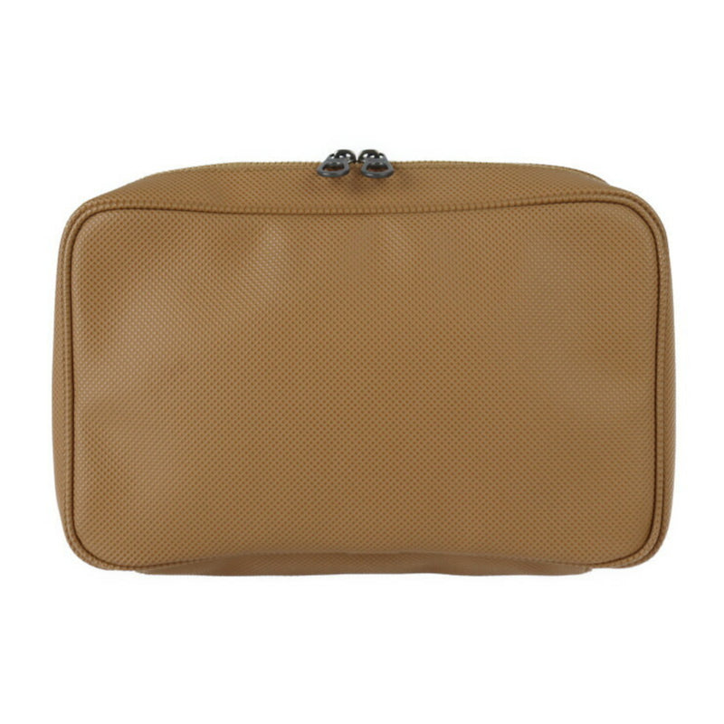 Bottega Veneta Camel Leather Clutch Bag (Pre-Owned)