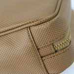 Bottega Veneta Camel Leather Clutch Bag (Pre-Owned)