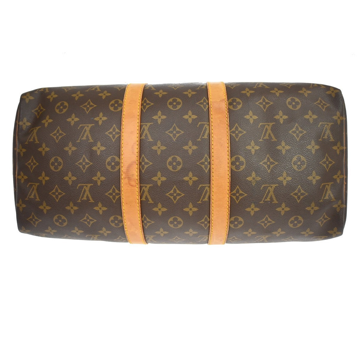 Louis Vuitton Keepall Monogram Canvas Brown Canvas Travel Bag Bag (Pre-Owned)