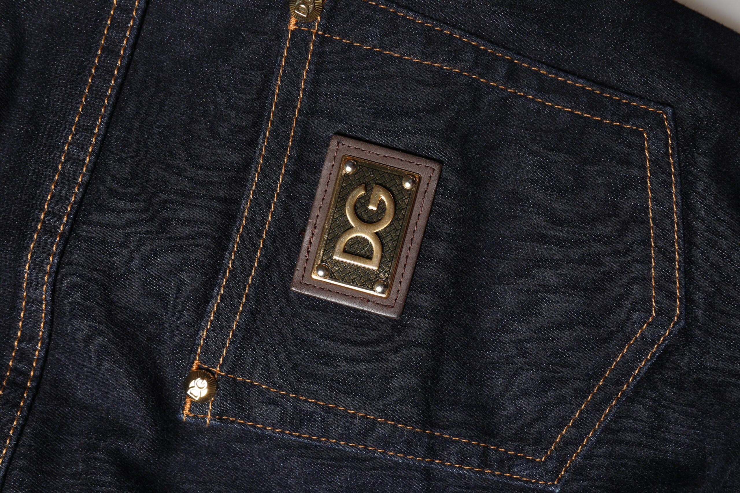 Dolce & Gabbana Blue Cotton PRETTY LowWaist Skinny Denim Women's Jeans