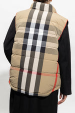 Burberry Elegant Beige Lightweight Quilted Men's Vest