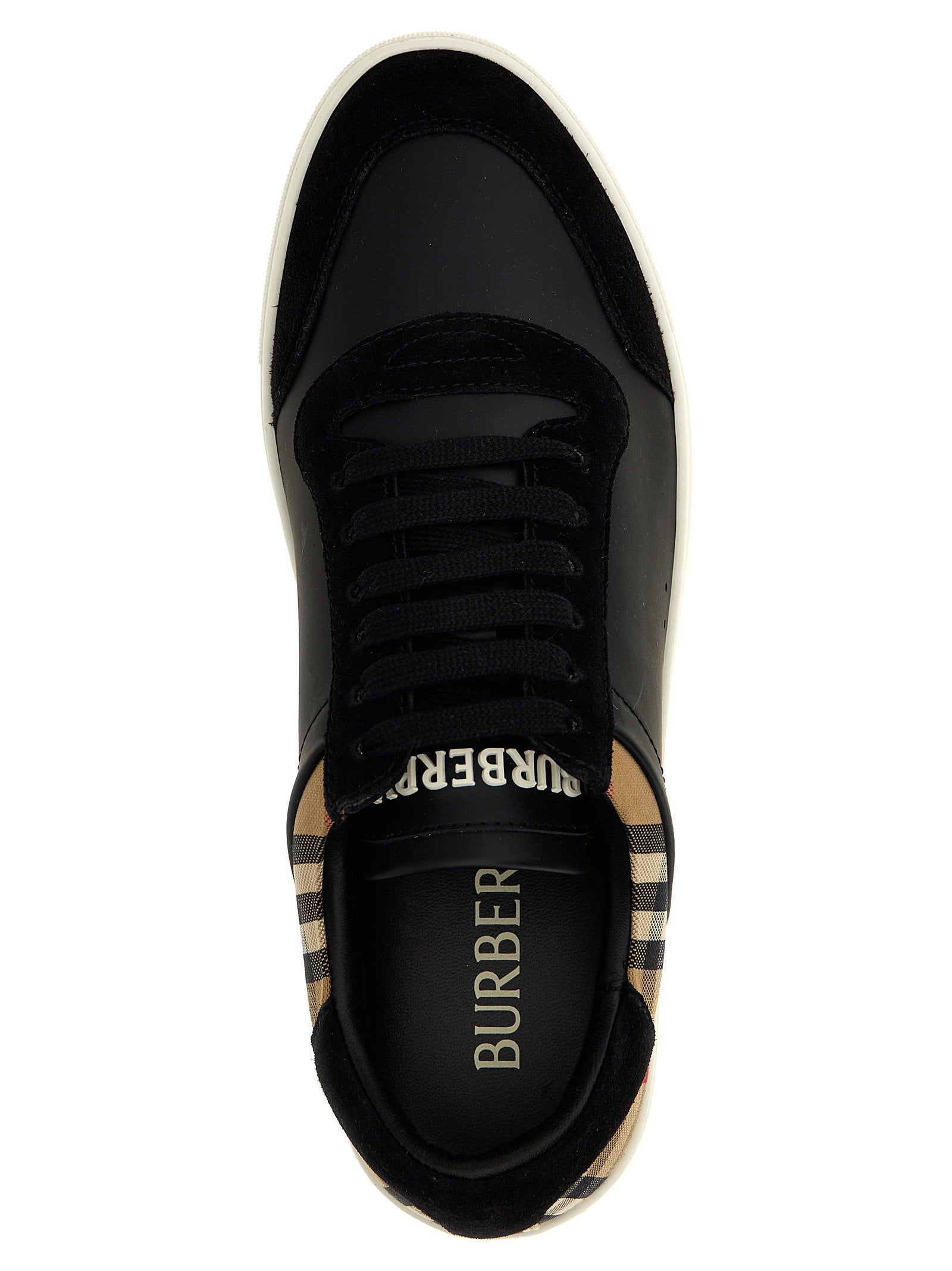 Burberry Men's Check Insert Sneakers