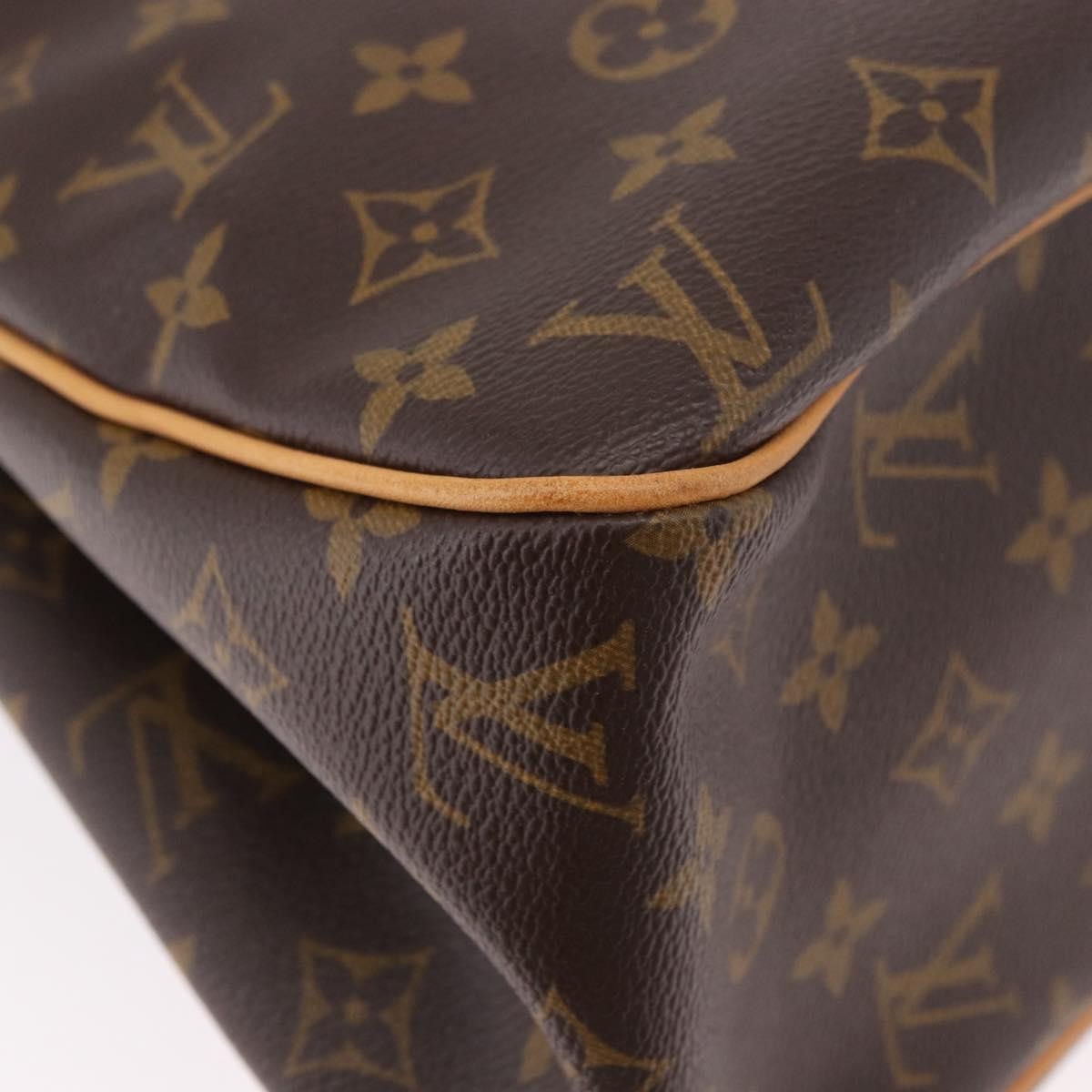 Louis Vuitton Batignolles Monogram Canvas Brown Canvas Shoulder Bag Bag (Pre-Owned)
