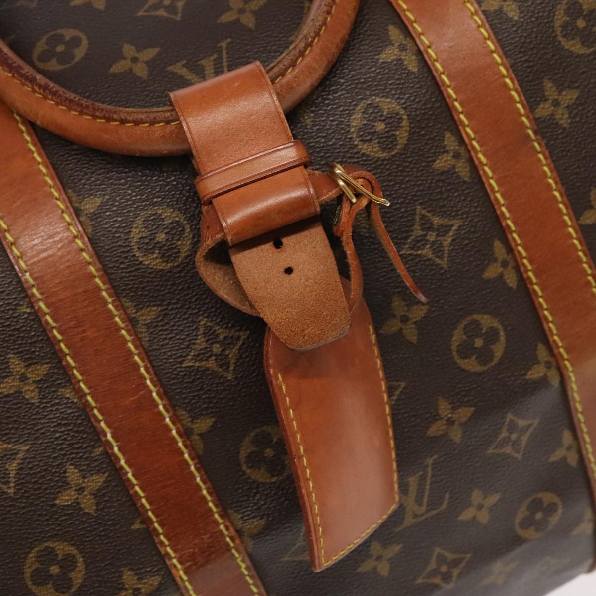 Louis Vuitton Keepall Monogram Canvas Brown Canvas Travel Bag Bag (Pre-Owned)