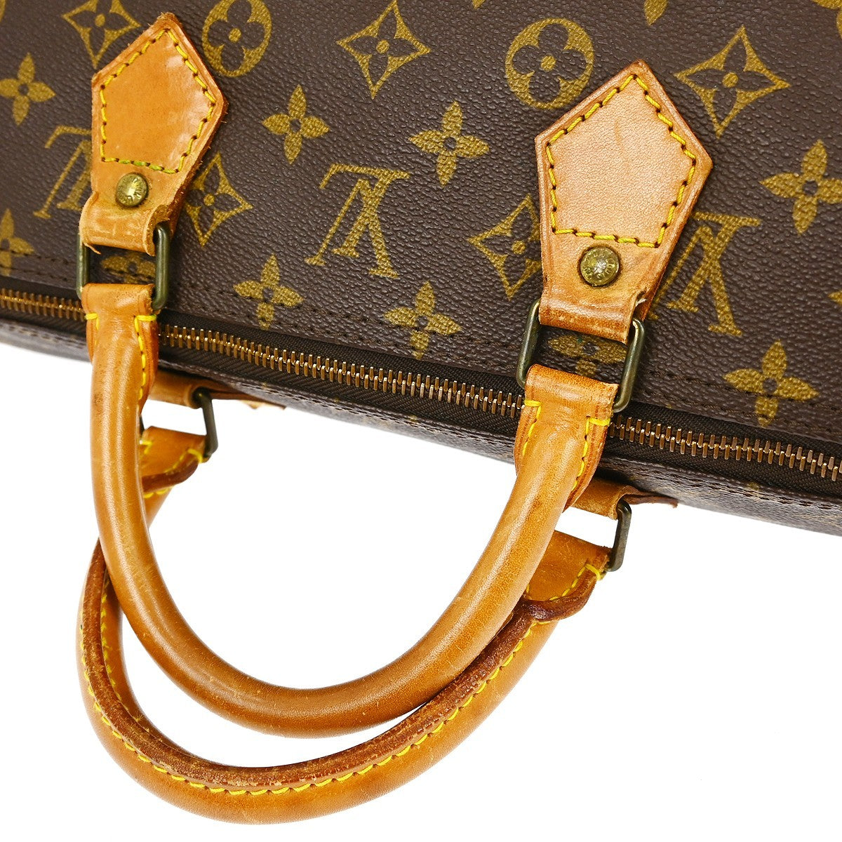 Louis Vuitton Speedy Monogram Canvas Brown Canvas Handbag (Pre-Owned)