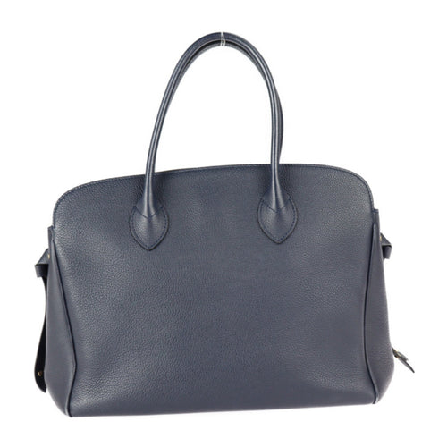 Louis Vuitton Milla Navy Leather Handbag (Pre-Owned)