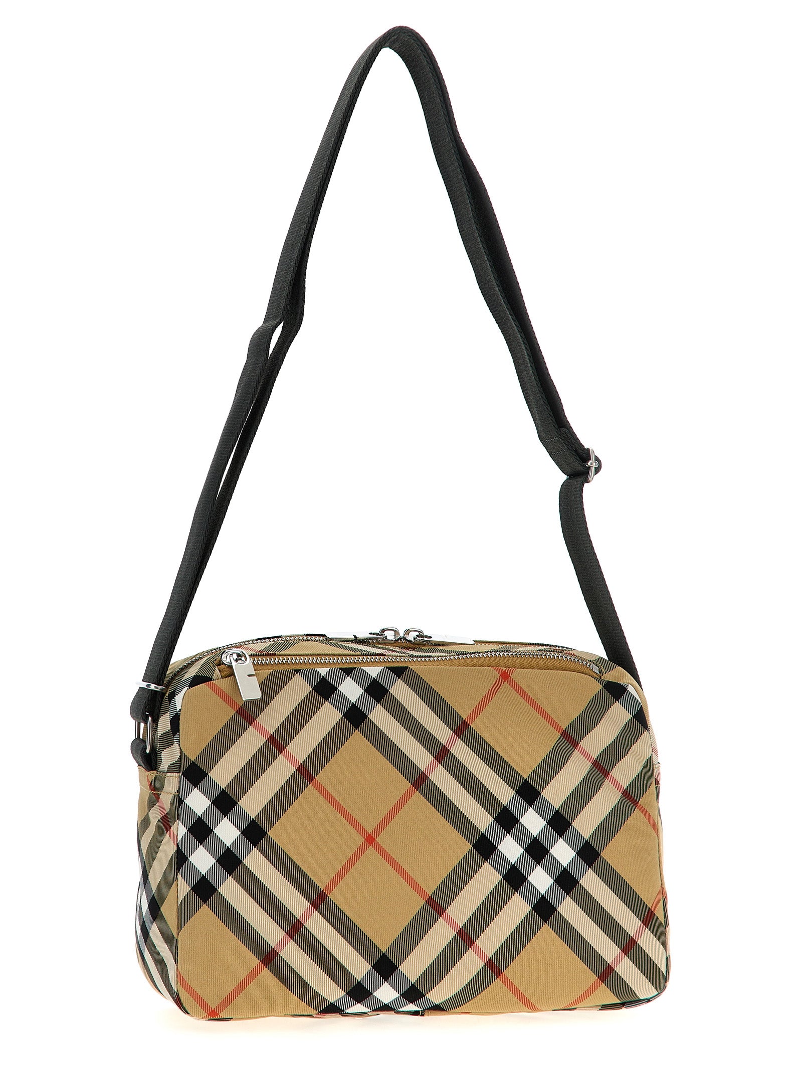Burberry Men's Check Crossbody Bag