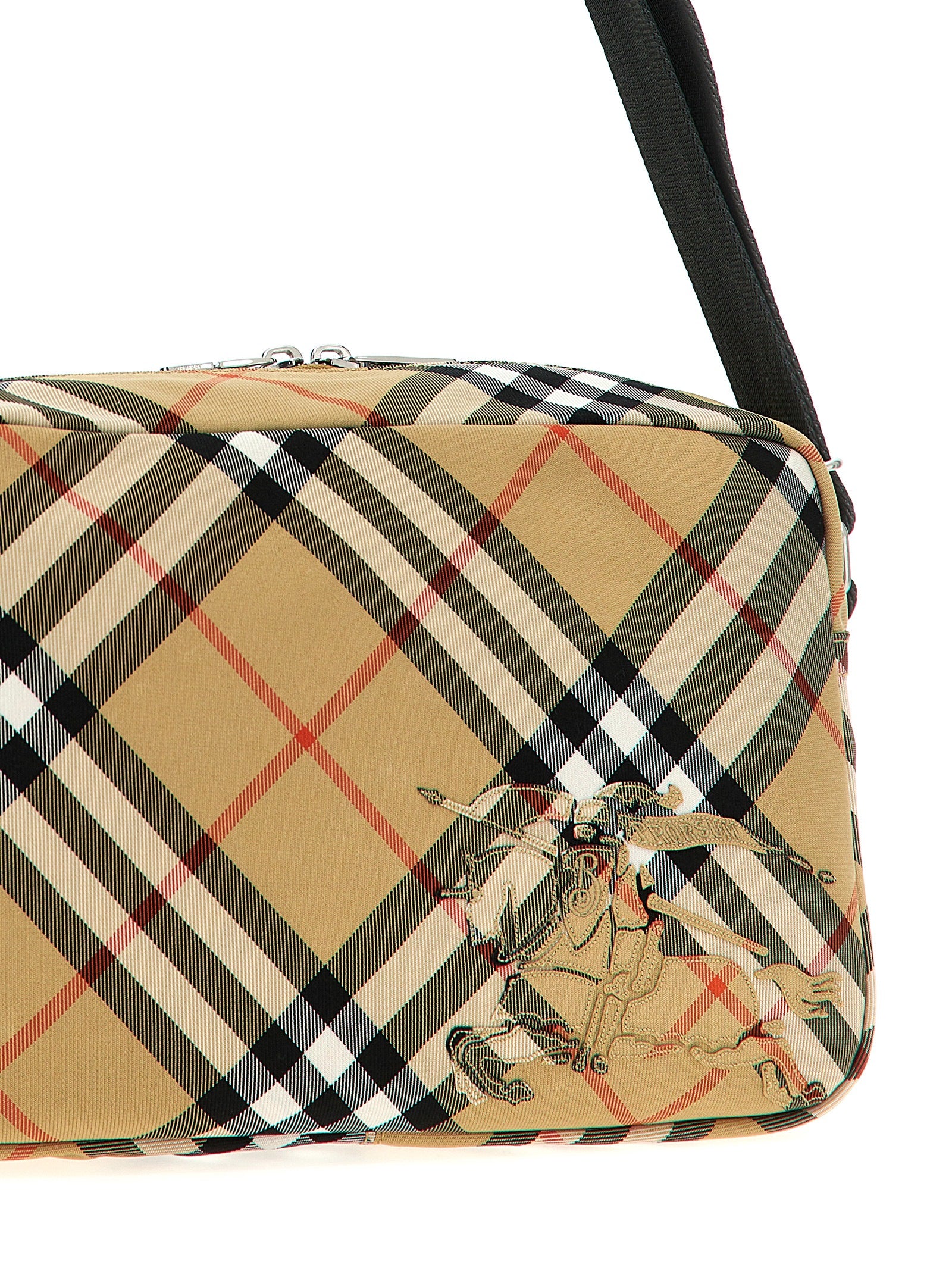 Burberry Men's Check Crossbody Bag