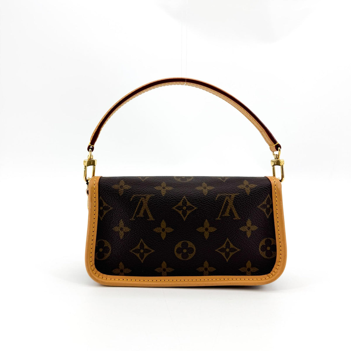 Louis Vuitton Diane Nm Monogram Canvas Brown Canvas Handbag (Pre-Owned)
