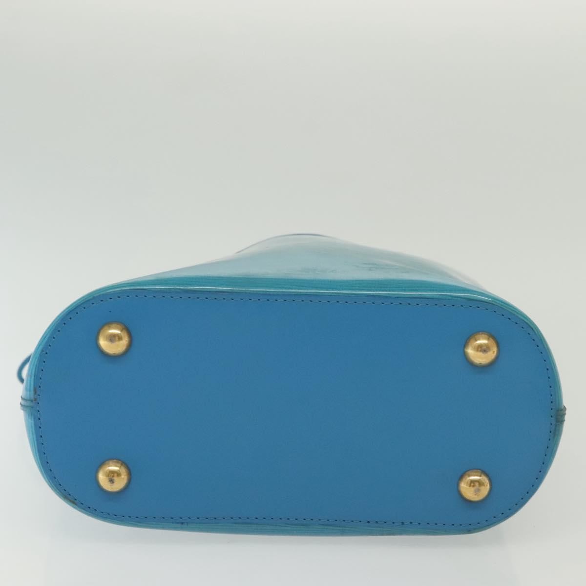 Louis Vuitton Plage Lagoon Bay Vinyl Epi Leather Blue Leather Bag (Pre-Owned)