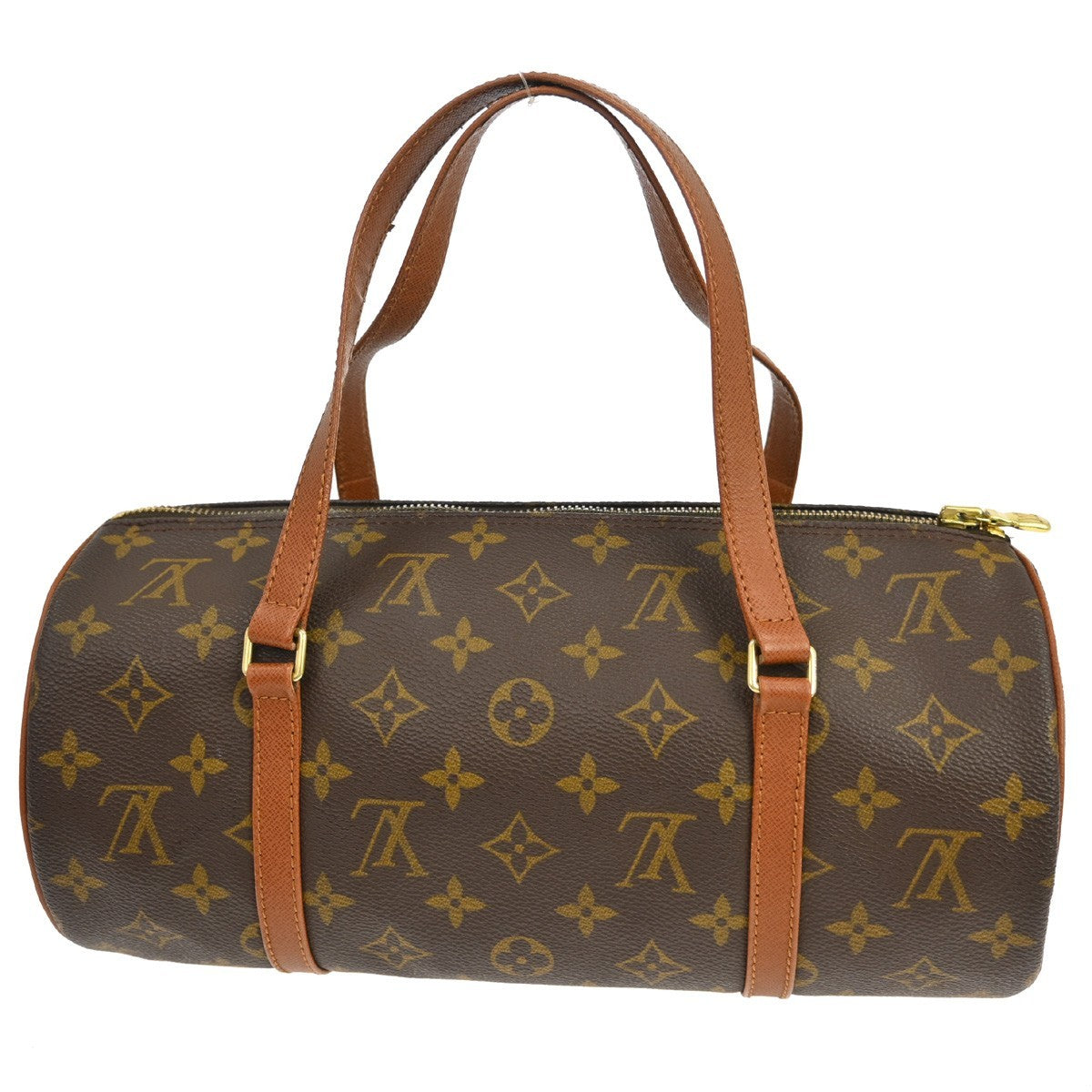 Louis Vuitton Papillon Monogram Canvas Brown Canvas Handbag (Pre-Owned)