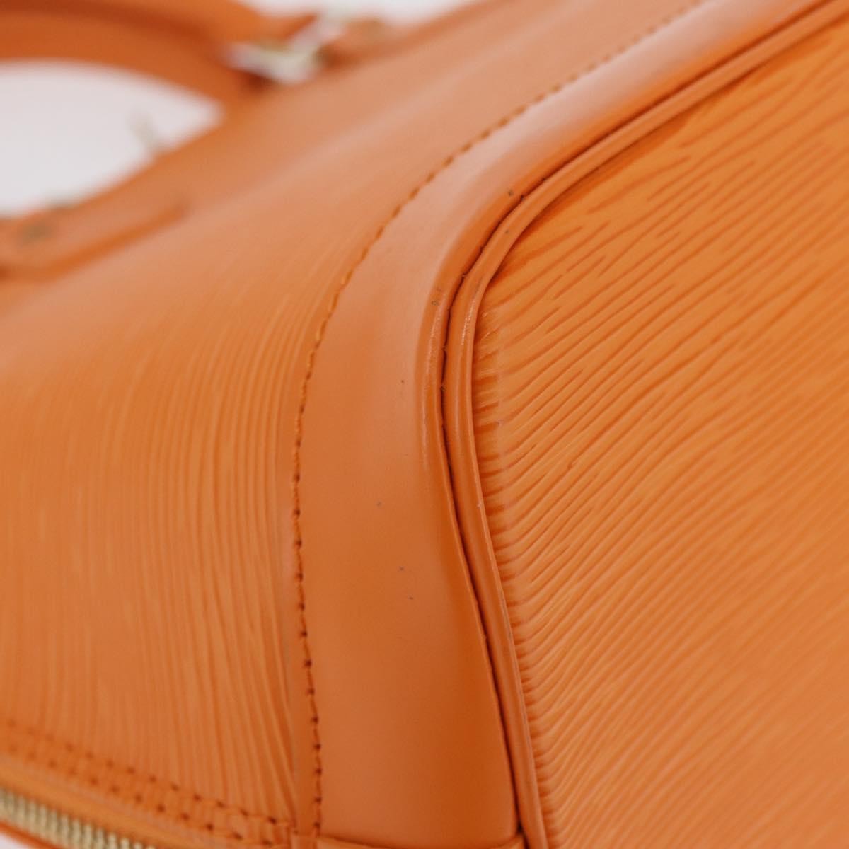 Louis Vuitton Alma Epi Leather Orange Leather Handbag (Pre-Owned)