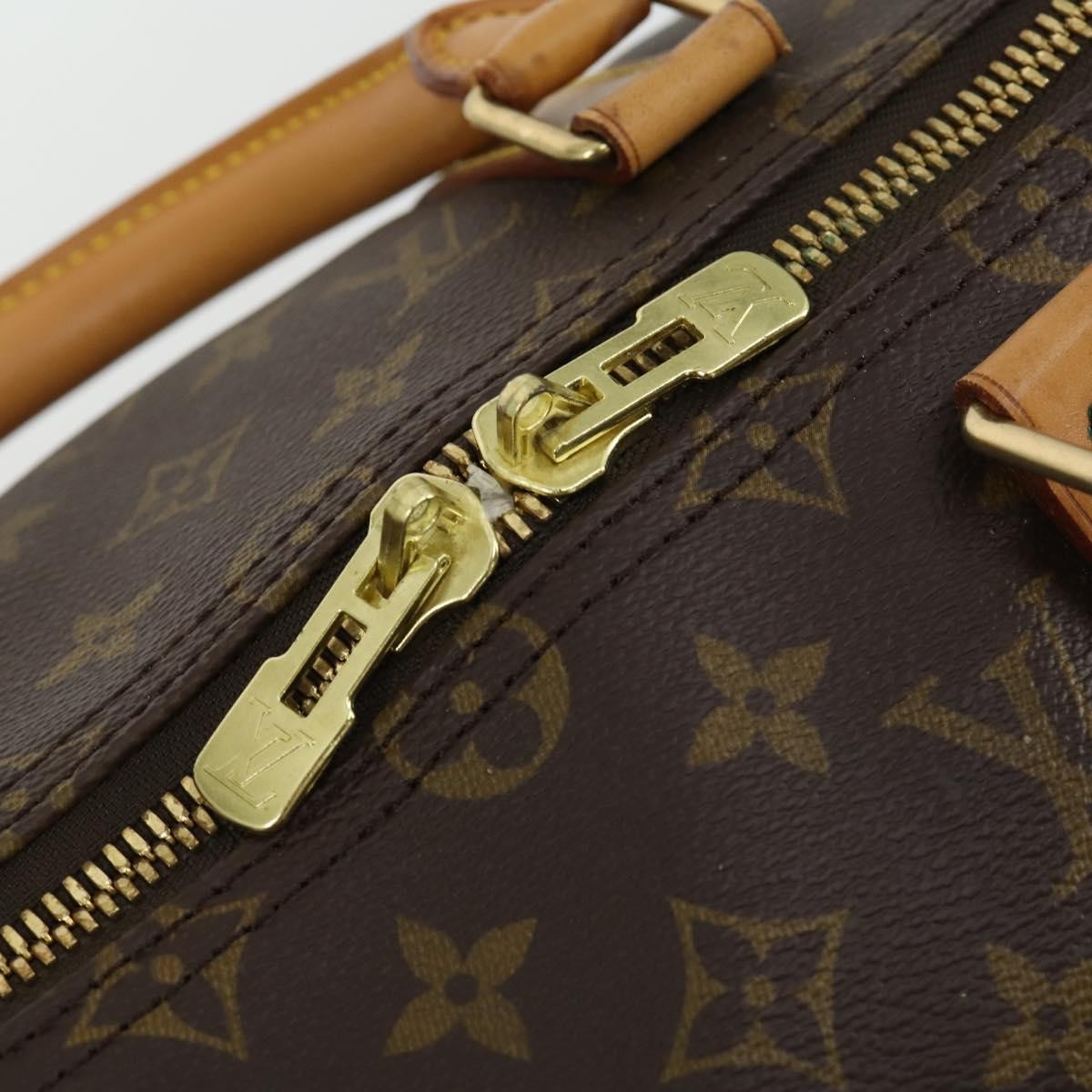 Louis Vuitton Keepall Monogram Canvas Brown Canvas Travel Bag Bag (Pre-Owned)
