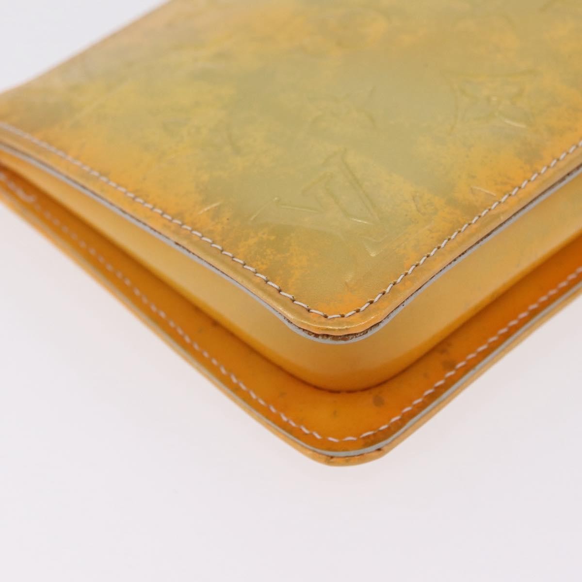 Louis Vuitton Lexington Pochette Monogram Vernis Yellow Patent_Leather Clutche & Pouche Bag (Pre-Owned)