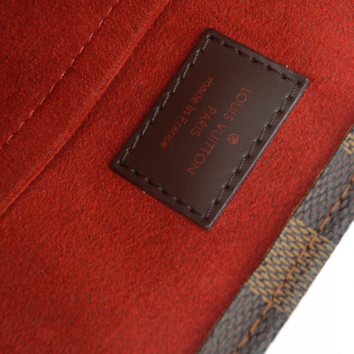 Louis Vuitton Sac Plat Damier Brown Canvas Handbag (Pre-Owned)