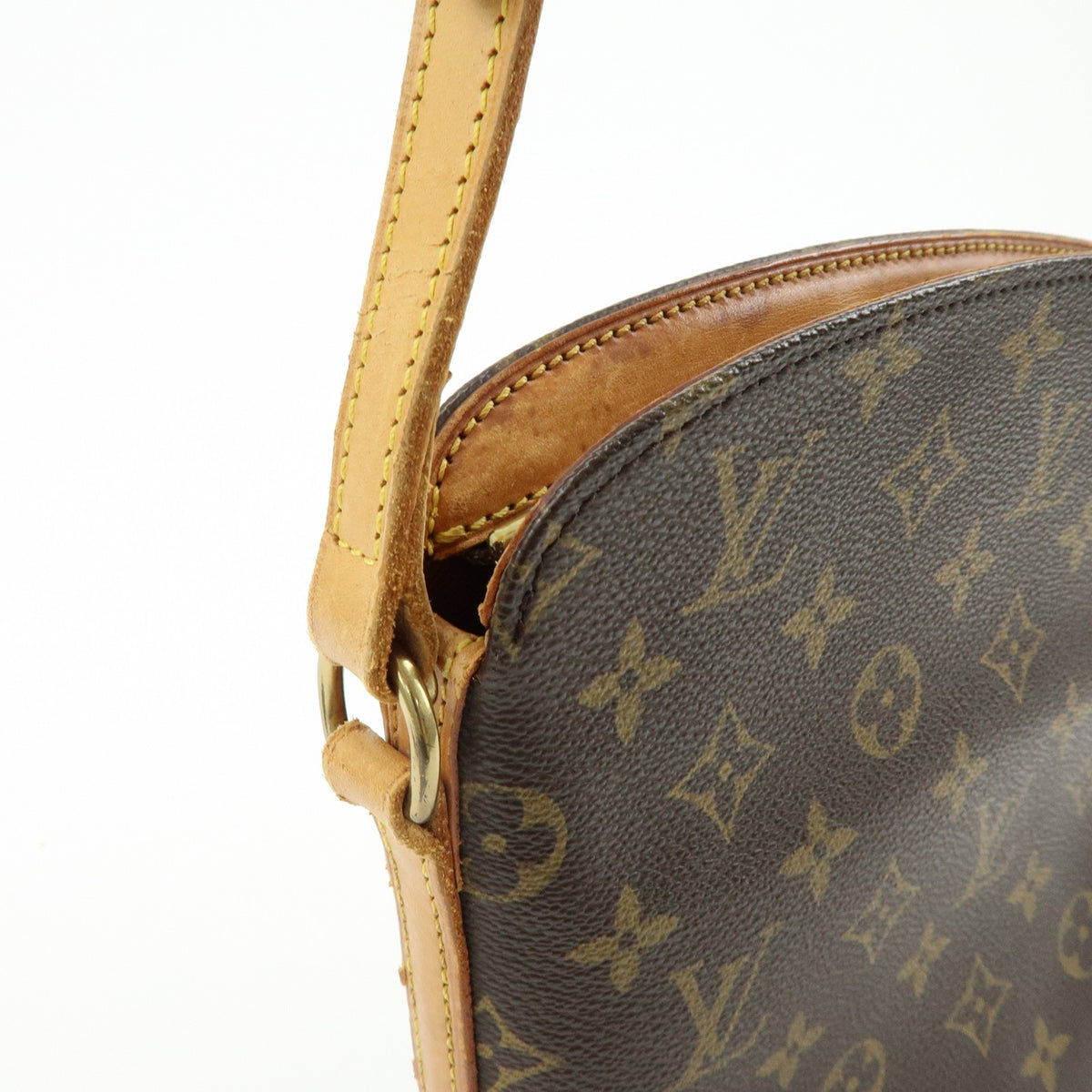 Louis Vuitton Drouot Monogram Canvas Brown Canvas Shoulder Bag Bag (Pre-Owned)