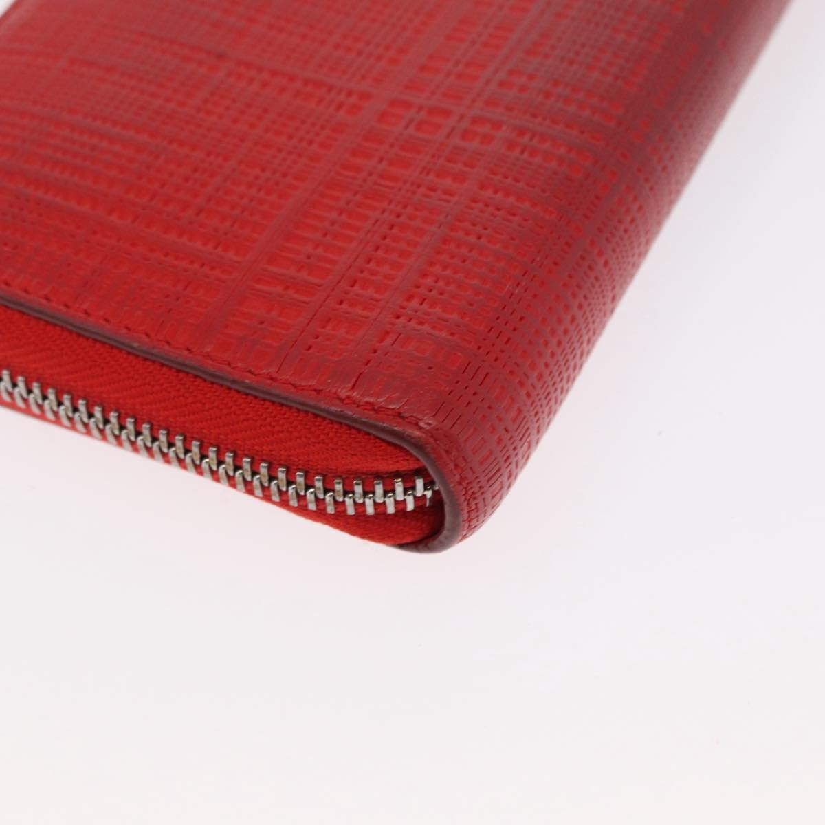 Loewe Anagram Leather Red Leather Wallets Accessory (Pre-Owned)