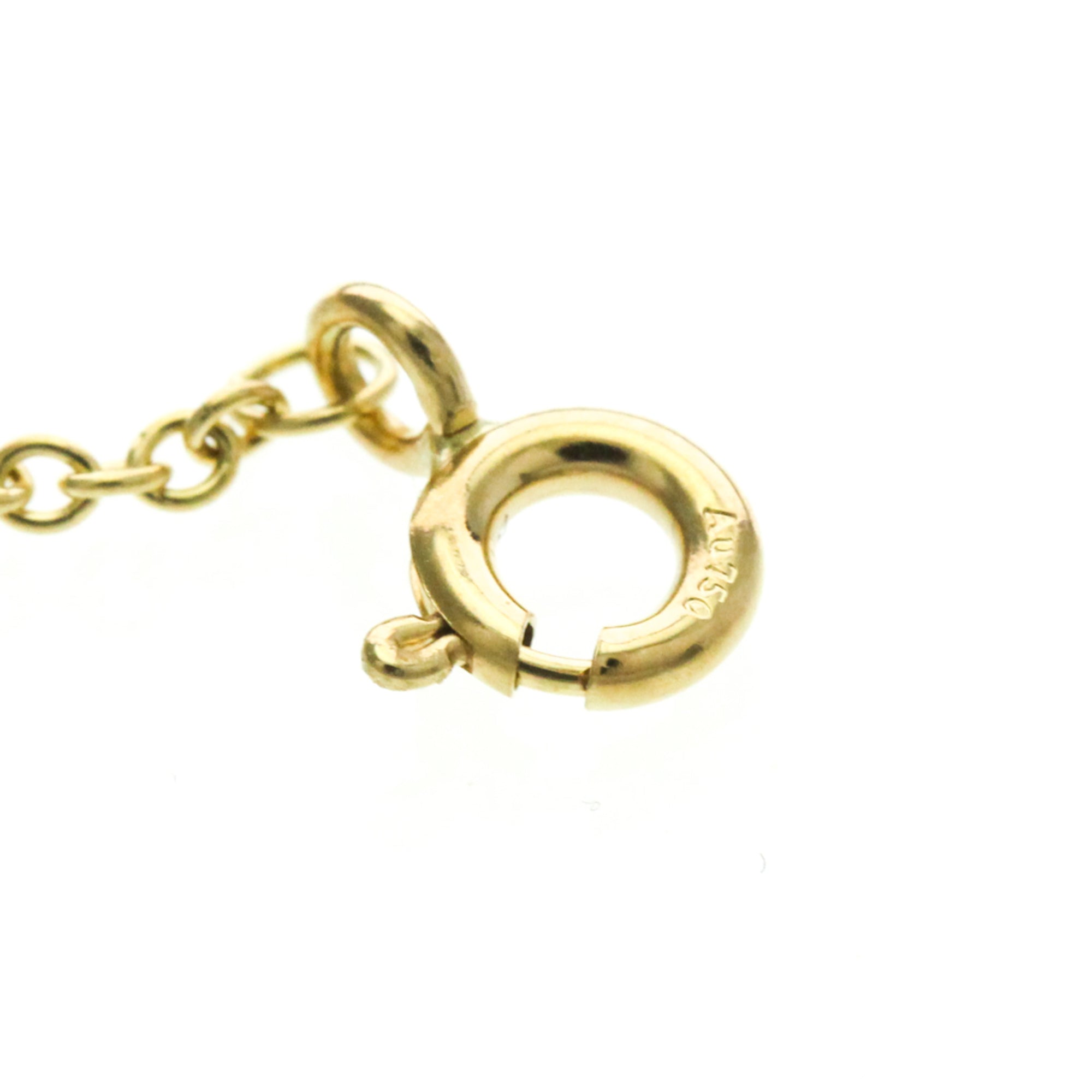 Tiffany & Co. Paloma Picasso Double Loving Heart 18K Yellow Gold And Diamond Gold Yellow_Gold Bracelet Jewelry (Pre-Owned)