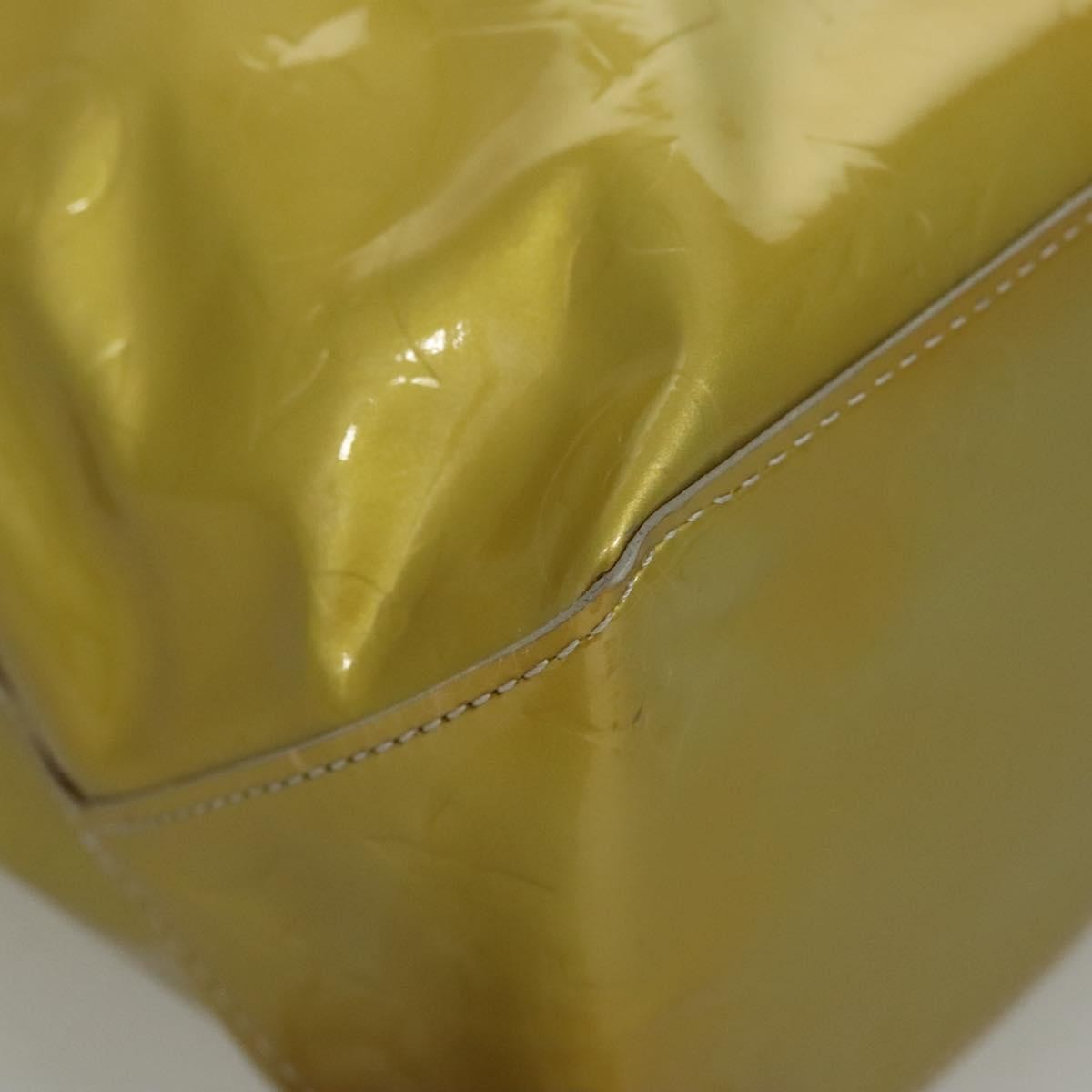 Louis Vuitton Reade Monogram Vernis Yellow Patent_Leather Tote Bag Bag (Pre-Owned)