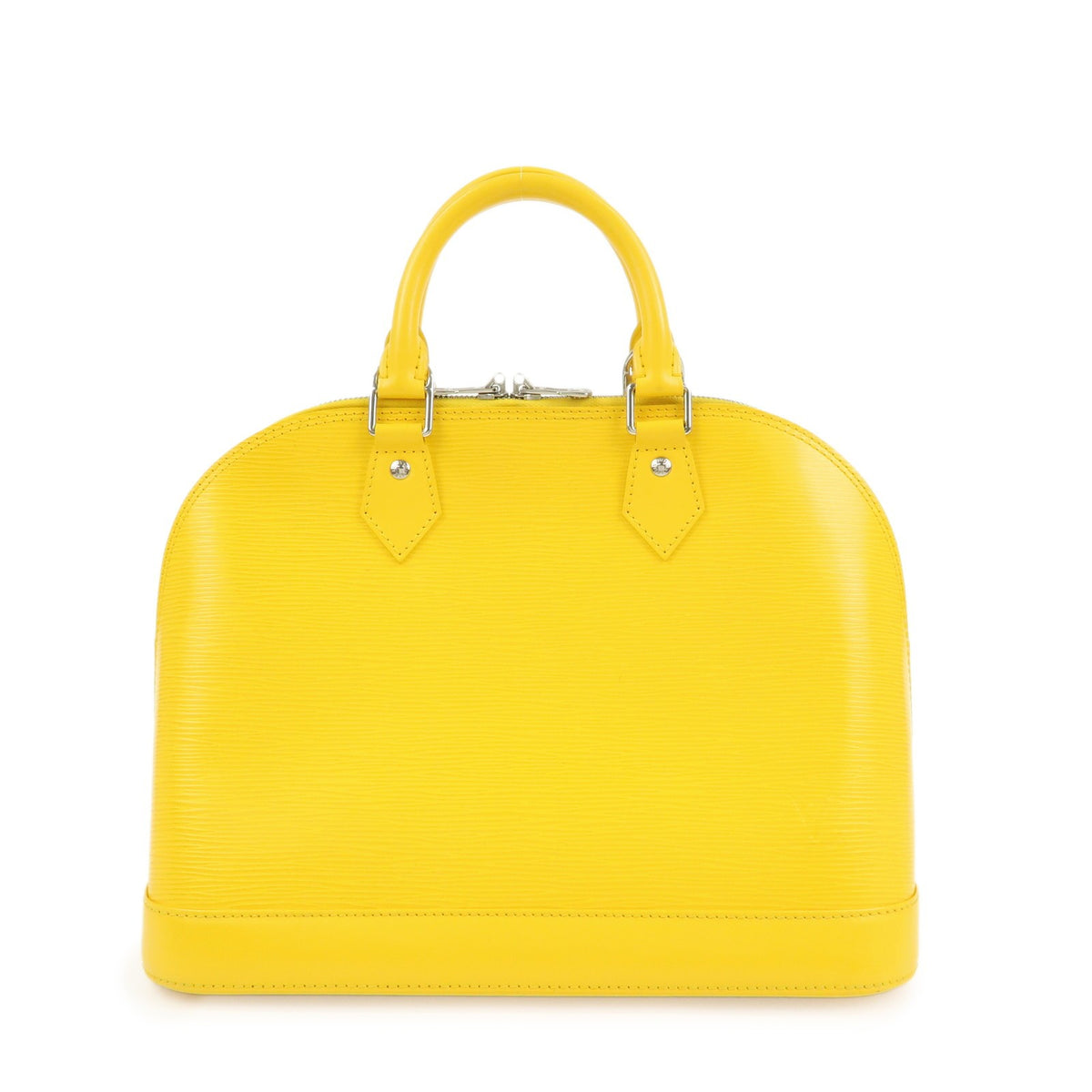 Louis Vuitton Alma Epi Leather Yellow Leather Handbag (Pre-Owned)