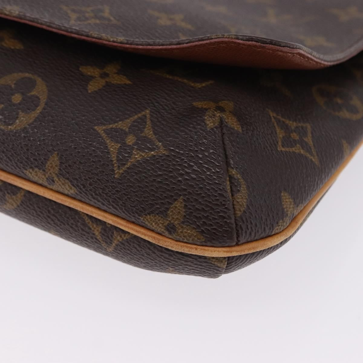 Louis Vuitton Musette Tango Monogram Canvas Brown Canvas Shoulder Bag Bag (Pre-Owned)