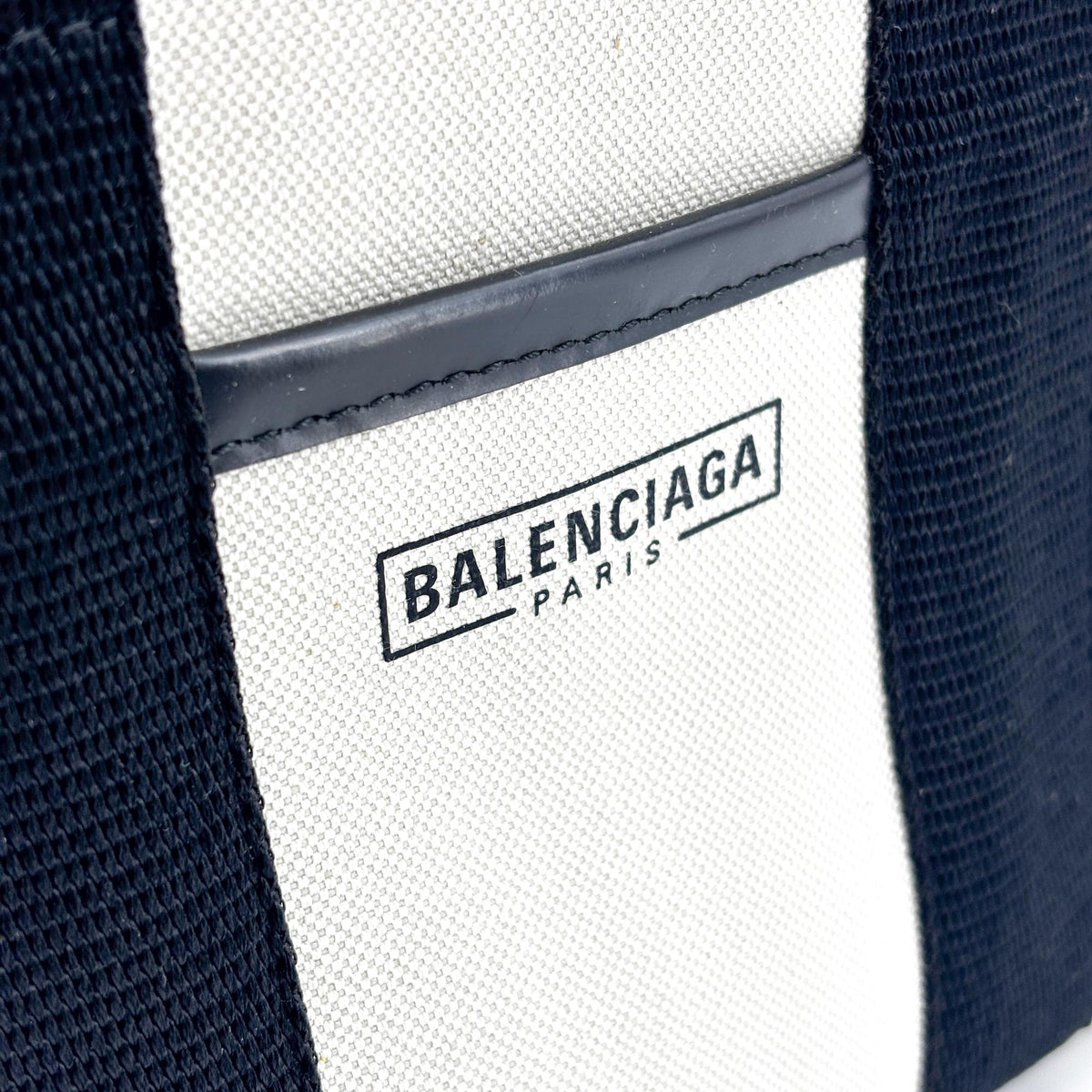 Balenciaga Hardware Canvas Black Canvas Tote Bag Bag (Pre-Owned)