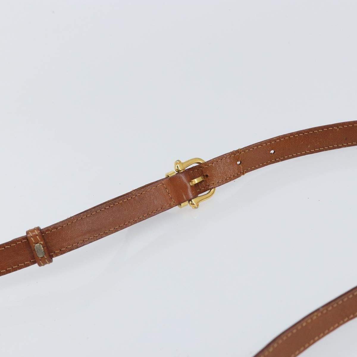 Celine Vintage Macadam Canvas Brown Canvas Backpack Bag (Pre-Owned)