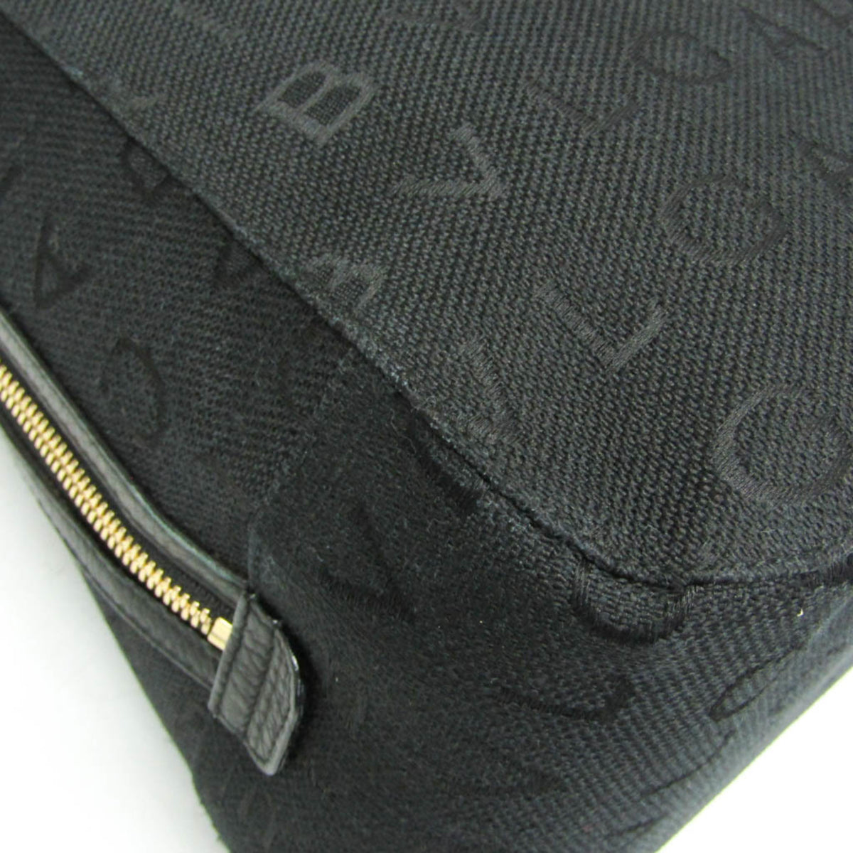 Bvlgari Logomania Canvas Black Canvas Handbag (Pre-Owned)