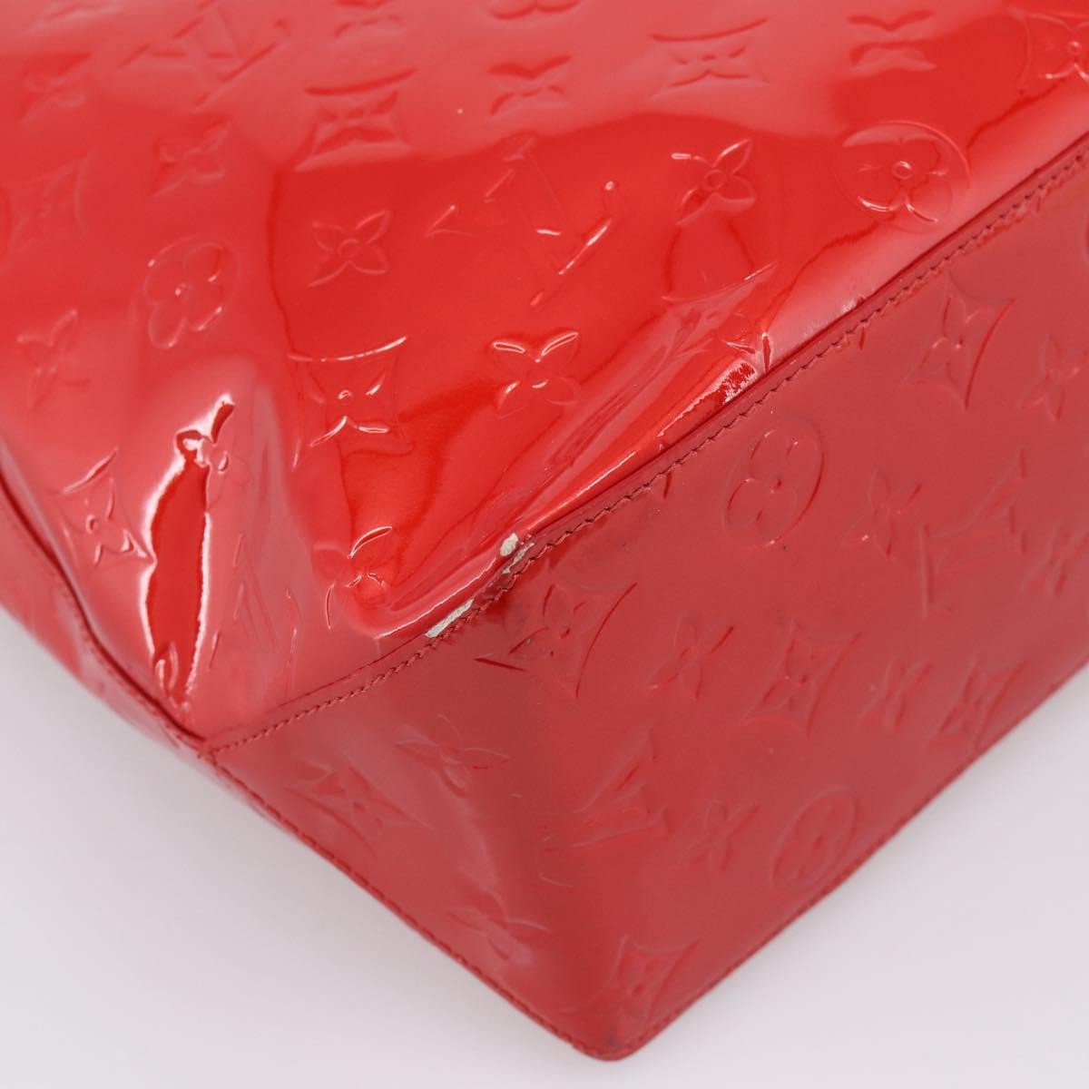 Louis Vuitton Reade Monogram Vernis Red Patent_Leather Handbag (Pre-Owned)