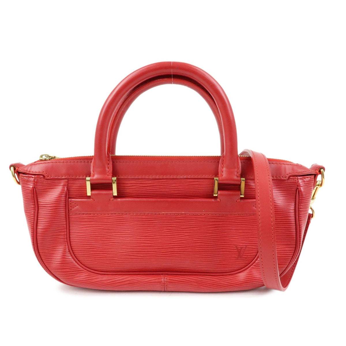 Louis Vuitton Dhanura Epi Leather Red Leather Handbag (Pre-Owned)