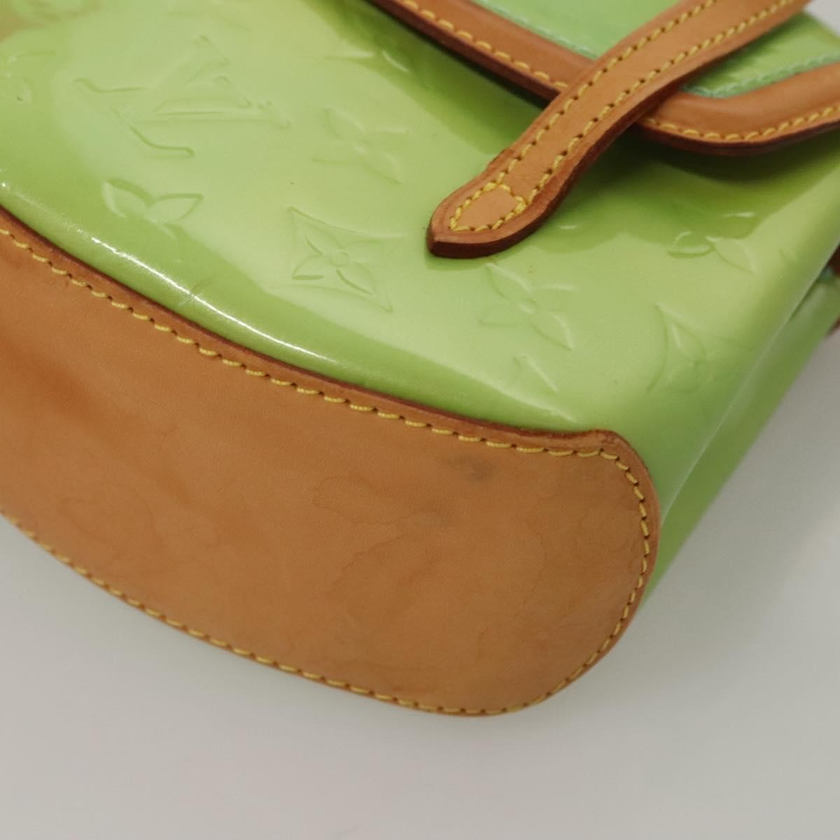 Louis Vuitton Biscayne Bay Monogram Vernis Green Patent_Leather Shoulder Bag Bag (Pre-Owned)