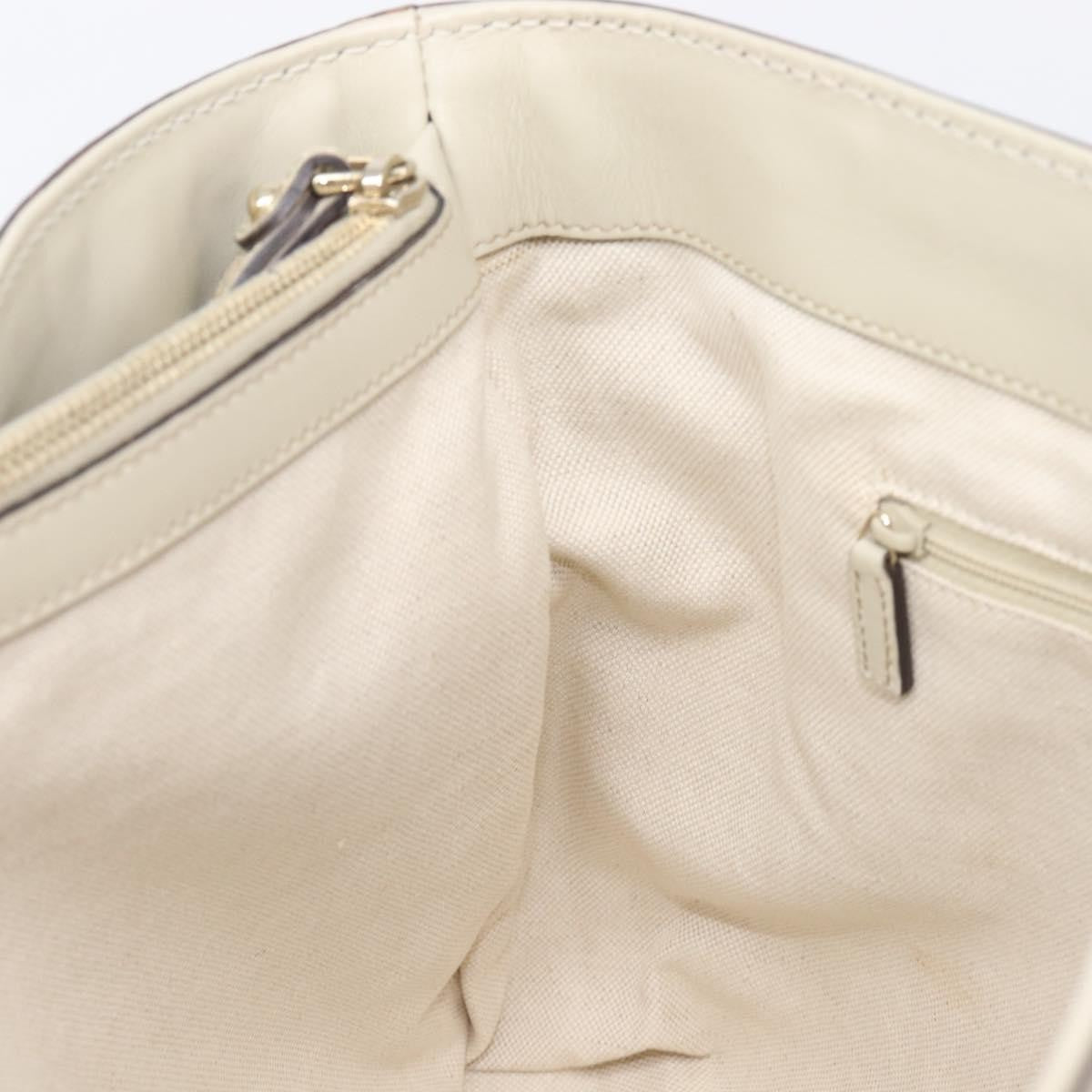 Gucci Sukey Top Handle Gg Canvas Beige Canvas Tote Bag Bag (Pre-Owned)