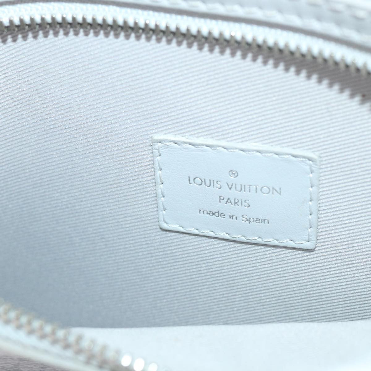 Louis Vuitton Double Flat Messenger Limited Edition Logo Story Monogram Canvas And Denim Multicolour Canvas Clutche & Pouche Bag (Pre-Owned)