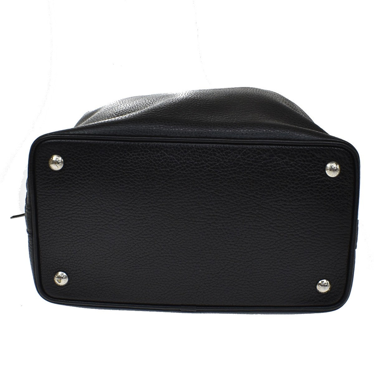 Louis Vuitton Trunks And Bags Shoe Tobago Leather Black Leather Handbag (Pre-Owned)