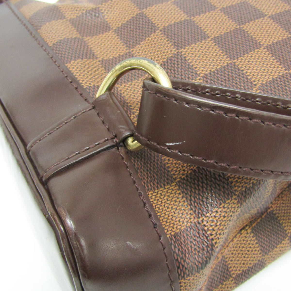 Louis Vuitton Soho Damier Brown Canvas Backpack Bag (Pre-Owned)